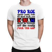 Pro Roe Know Your Vote Let Them Hear You Scream T-shirt | Artistshot