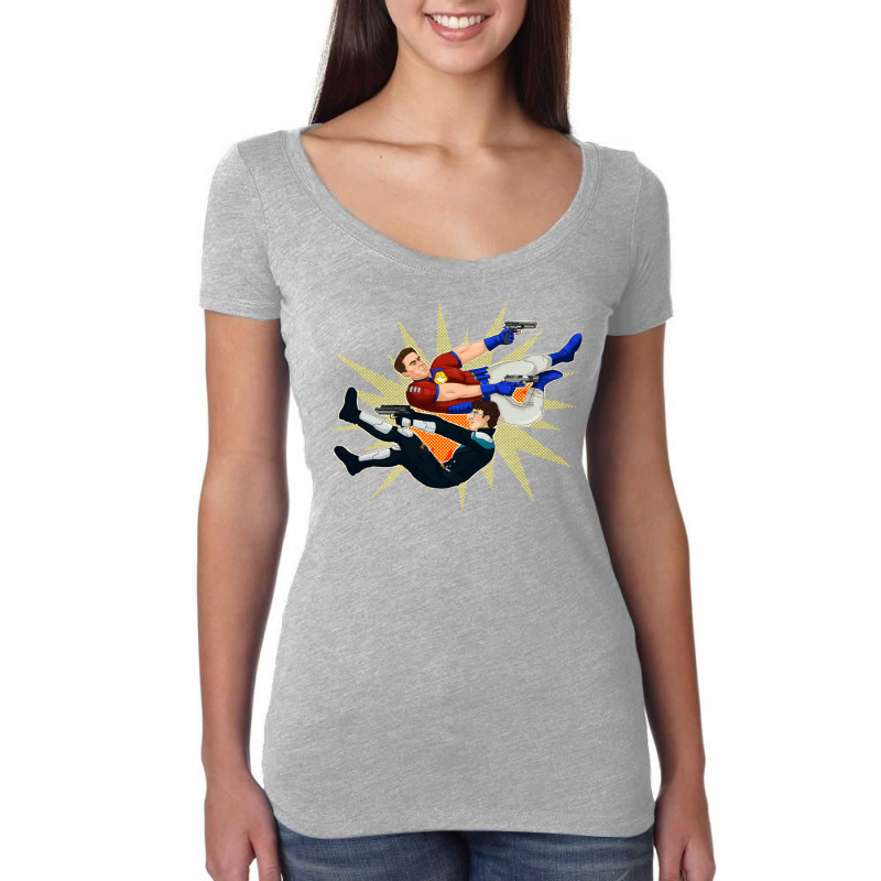 The Amazing Vigilante Peacemaker Women's Triblend Scoop T-shirt | Artistshot