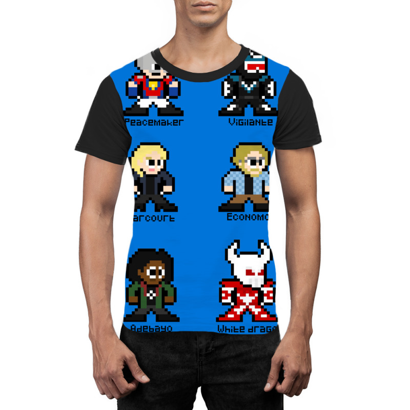 Peacemaker Characters Graphic T-shirt | Artistshot