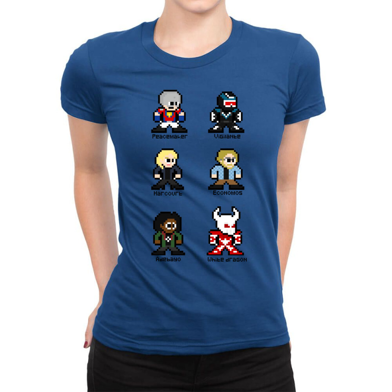 Peacemaker Characters Ladies Fitted T-shirt | Artistshot