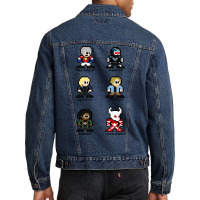 Peacemaker Characters Men Denim Jacket | Artistshot