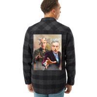 The Doctor Vs The Thinker Flannel Shirt | Artistshot