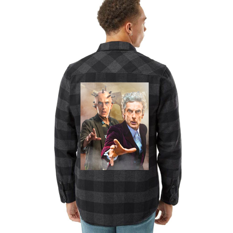 The Doctor Vs The Thinker Flannel Shirt | Artistshot