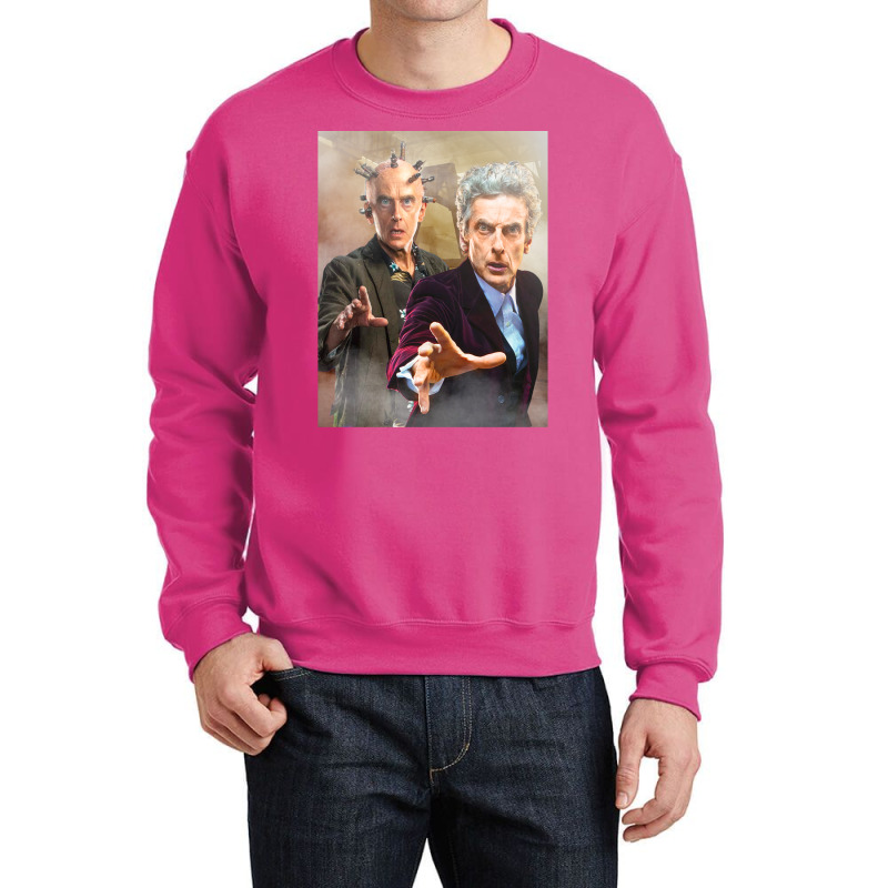 The Doctor Vs The Thinker Crewneck Sweatshirt | Artistshot