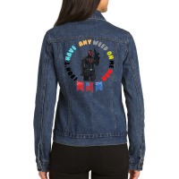 Vigilante Peacemaker Quotes 41 Ladies Denim Jacket | Artistshot