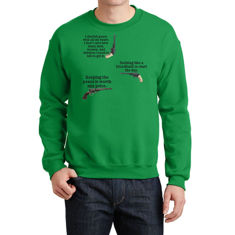 Peacemaker Funny Quotes Bundle Crewneck Sweatshirt | Artistshot