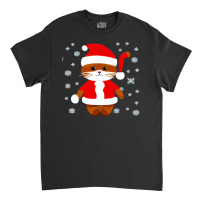 Cat Christmas Snow Classic T-shirt | Artistshot