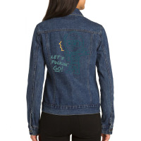 Vigilante   Vigilante Peacemaker Ladies Denim Jacket | Artistshot