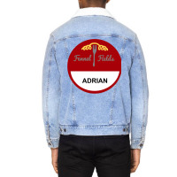 Vigilante Adrian At Work Unisex Sherpa-lined Denim Jacket | Artistshot