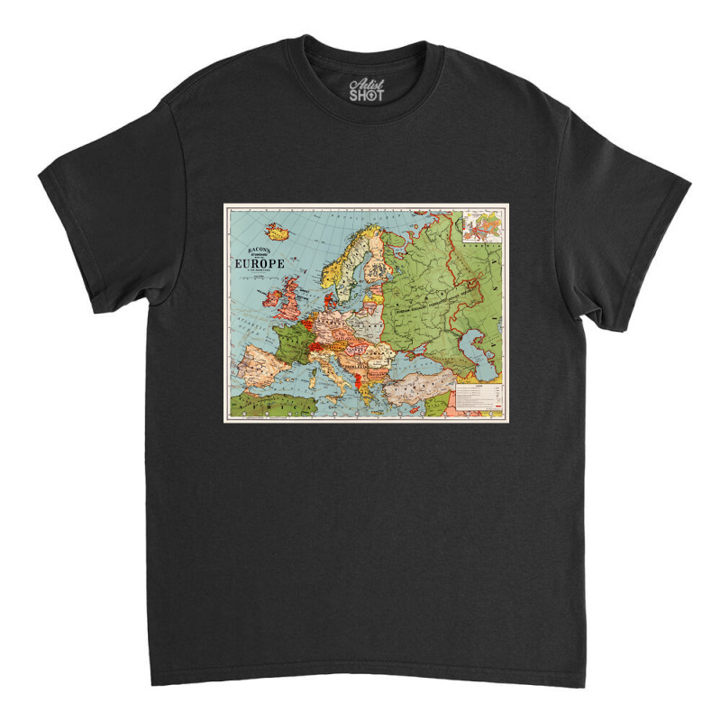 Trending Map Of Europe Classic T-shirt | Artistshot