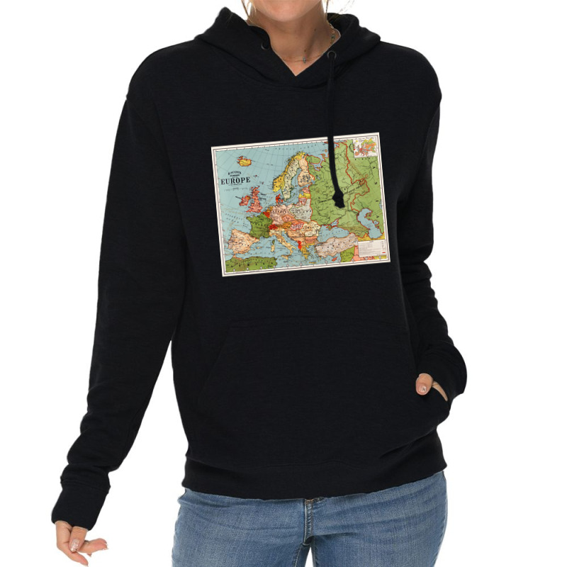 Trending Map Of Europe Lightweight Hoodie | Artistshot