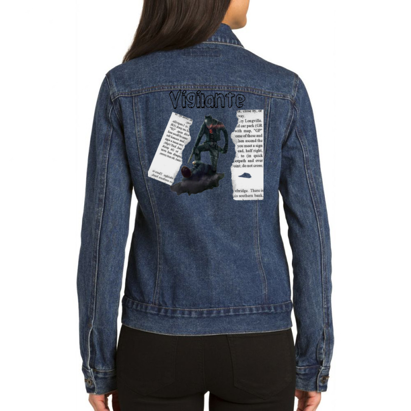 Vigilante Peacemaker Quotes... Ladies Denim Jacket | Artistshot