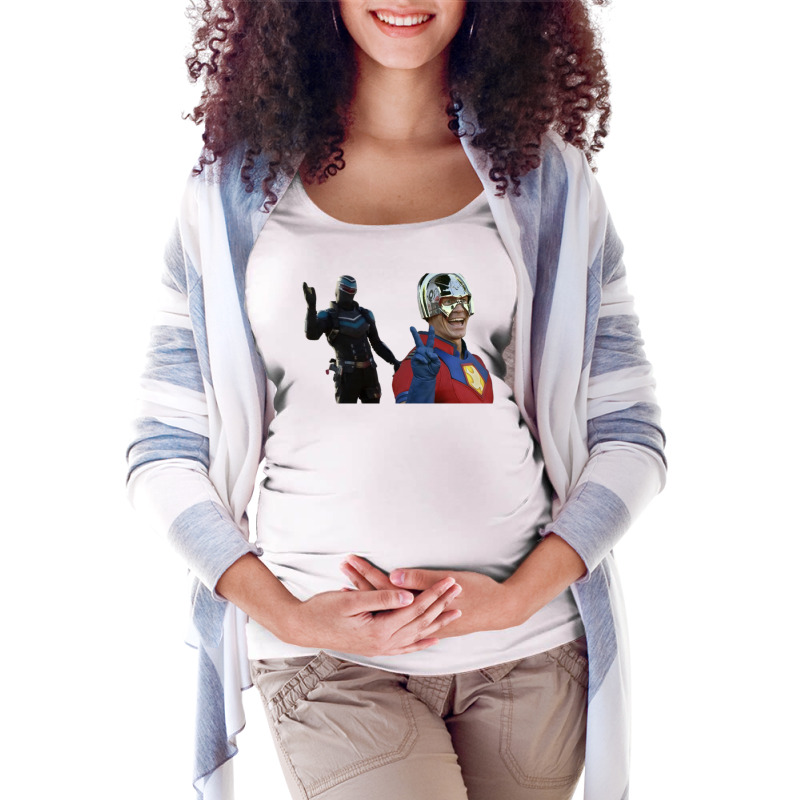 Vigilante Peacemaker Maternity Scoop Neck T-shirt | Artistshot