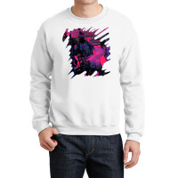 Vigilante With Chainsaw    Funny Emblem Crewneck Sweatshirt | Artistshot