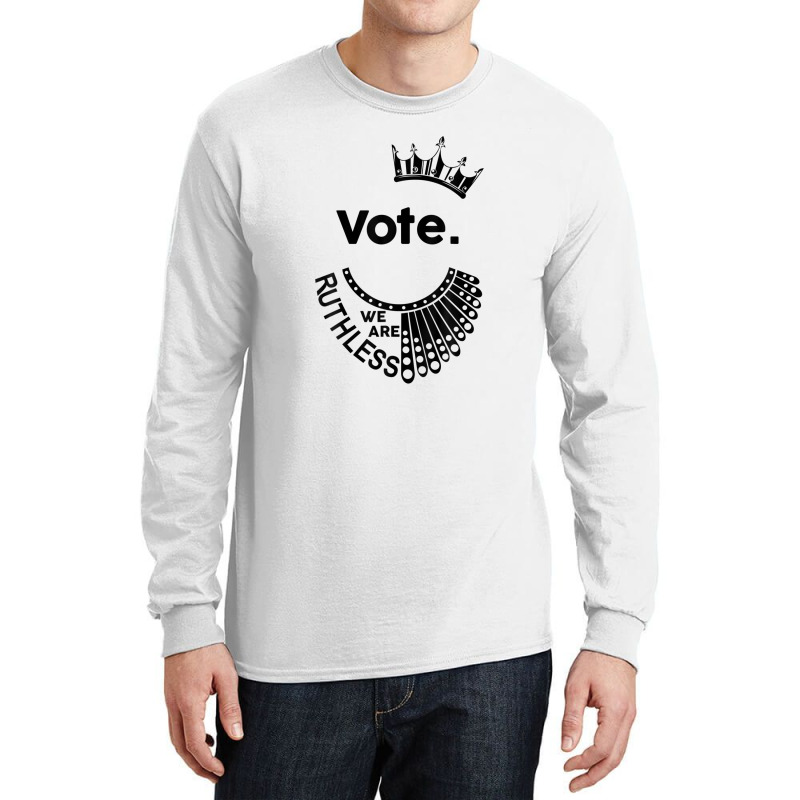 Vote We're Ruthless Shirt Women Feminist Long Sleeve Shirts | Artistshot