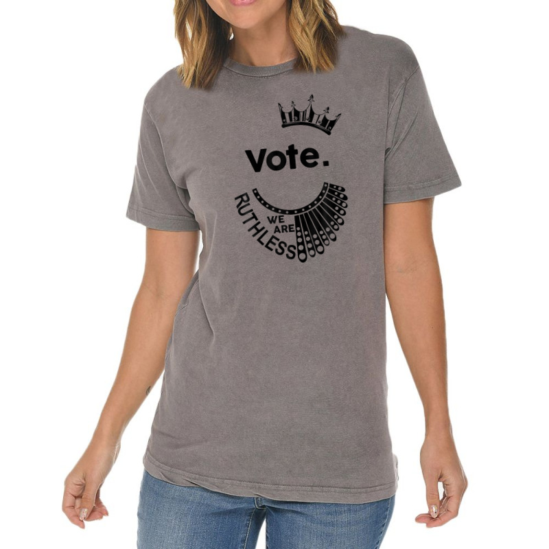 Vote We're Ruthless Shirt Women Feminist Vintage T-shirt | Artistshot