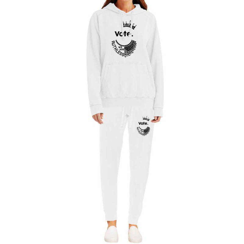 Vote We're Ruthless Shirt Women Feminist Hoodie & Jogger Set | Artistshot