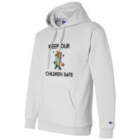 Cute Keep Our Children Safe - Bear Champion Hoodie | Artistshot