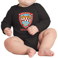 Madera Chihuahua Estado De Mexico Escudo Eagle Aguila Long Sleeve Baby Bodysuit | Artistshot