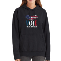 Womens Vote We Are Ruthless Stars Stripes Feminist Vintage Hoodie | Artistshot