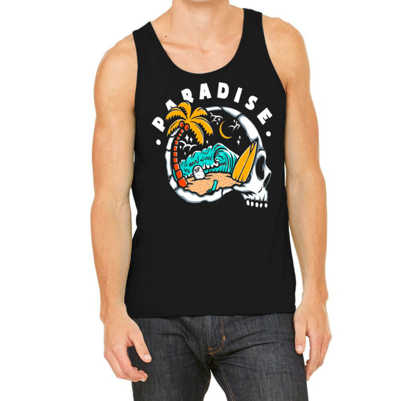 Paradise Beach Rip Tank Top by lik9787 | Artistshot