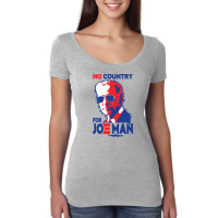 No Country For Job Biden Women's Triblend Scoop T-shirt | Artistshot