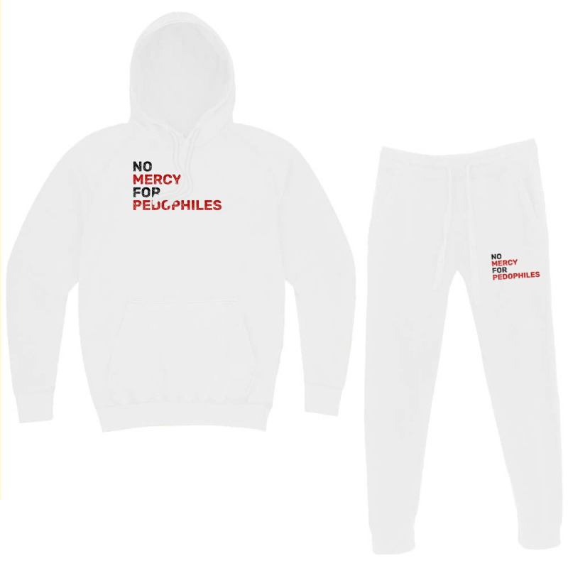 No Mercy For Pedophiles Hoodie & Jogger set by THOMASMANUEL | Artistshot