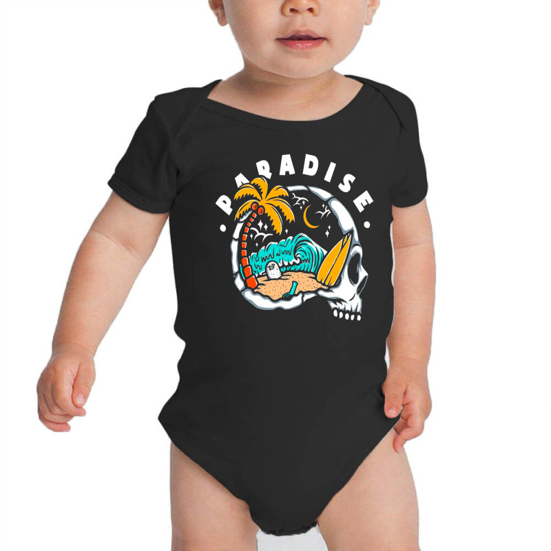 #paradise Beach Rip Baby Bodysuit by lik9787 | Artistshot