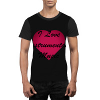 I Love Instrumental Music Stickers Graphic T-shirt | Artistshot