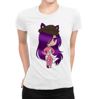 Anime  Chibi Fox Anime Girl Gatcha Kawaii Ladies Fitted T-shirt | Artistshot