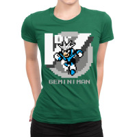 Cool Gamer Gemini Man With Grey Text Ladies Fitted T-shirt | Artistshot