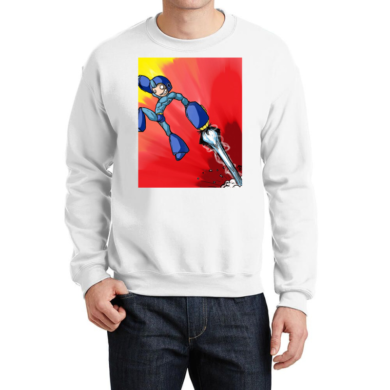 Megaman!  1 Crewneck Sweatshirt by parralwankyd | Artistshot