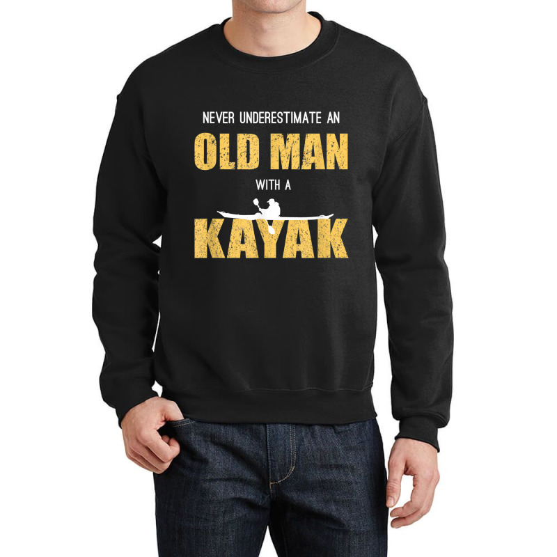 Funny Kayaking Kayak Rower Gift Canoe Rowing Canoeing Men Crewneck Sweatshirt | Artistshot