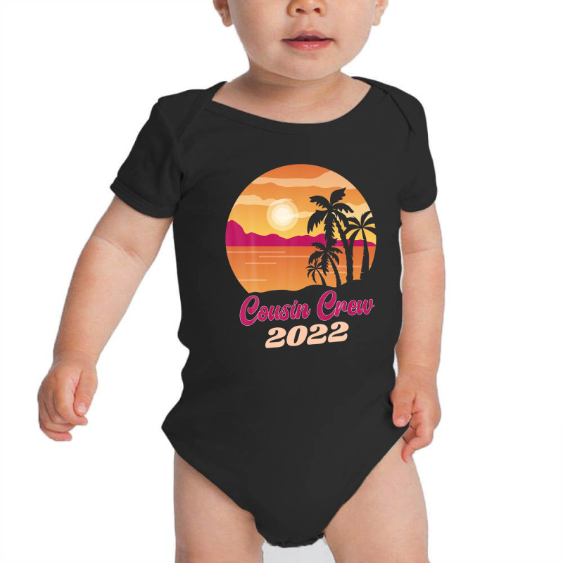 Cousin Crew Shirts 2022 Palm Tree Island The Sea Baby Bodysuit by pelinratiank | Artistshot