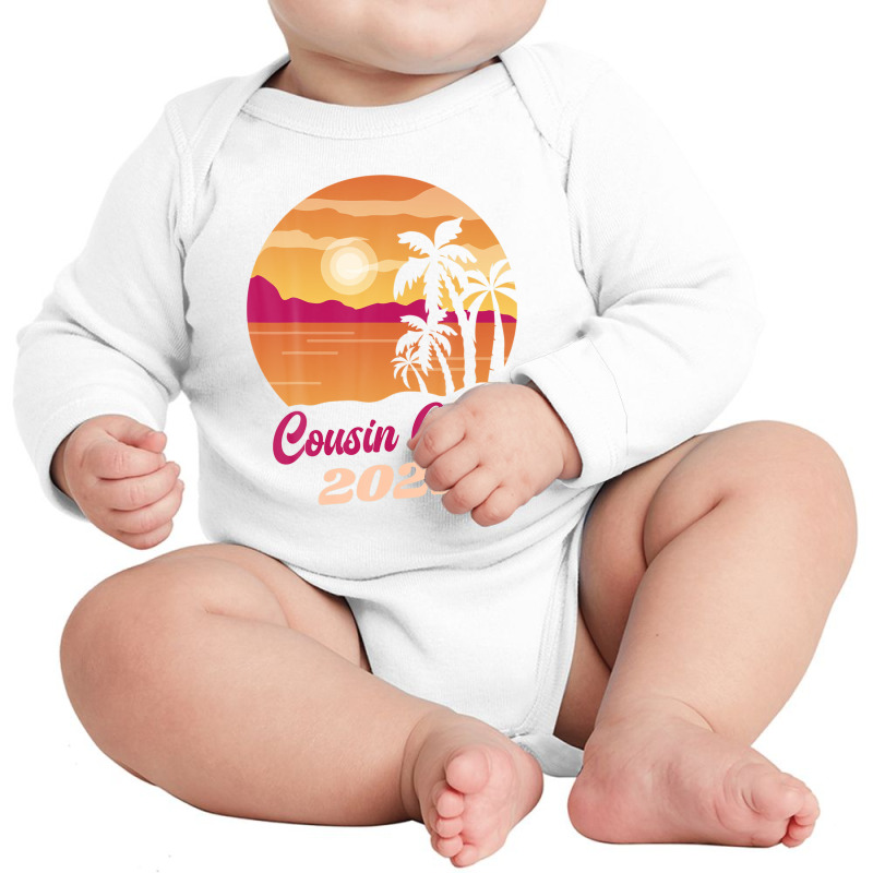 Cousin Crew Shirts 2022 Palm Tree Island The Sea Long Sleeve Baby Bodysuit by pelinratiank | Artistshot