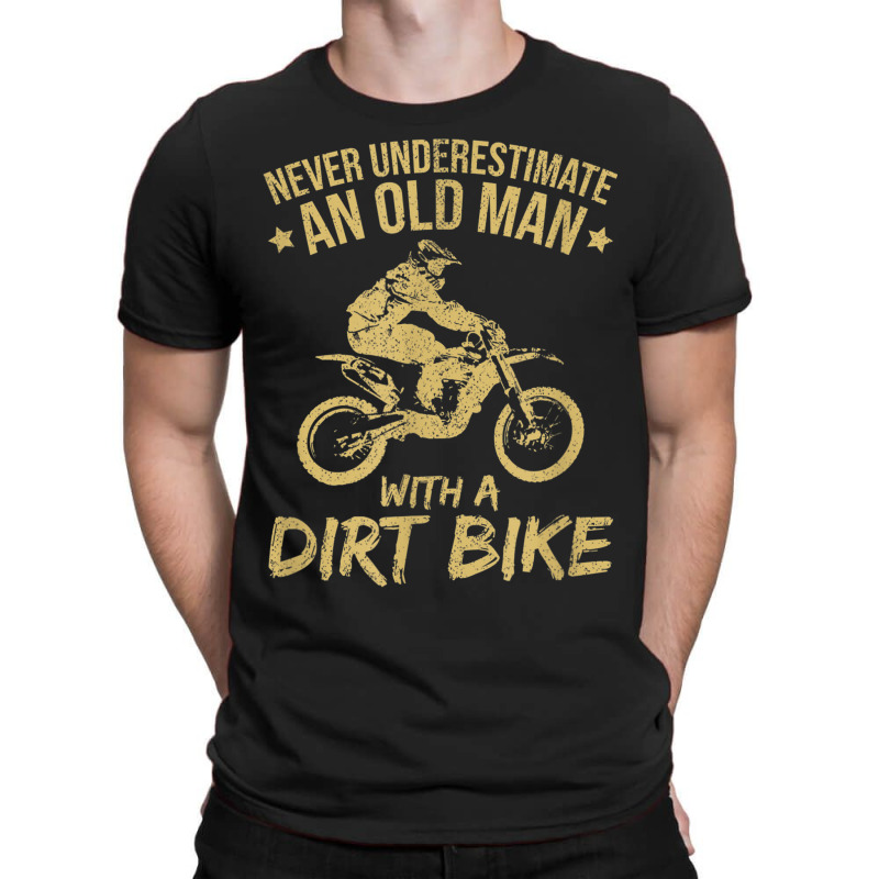 Funny Old Man Dirt Bike Motocross T-shirt | Artistshot