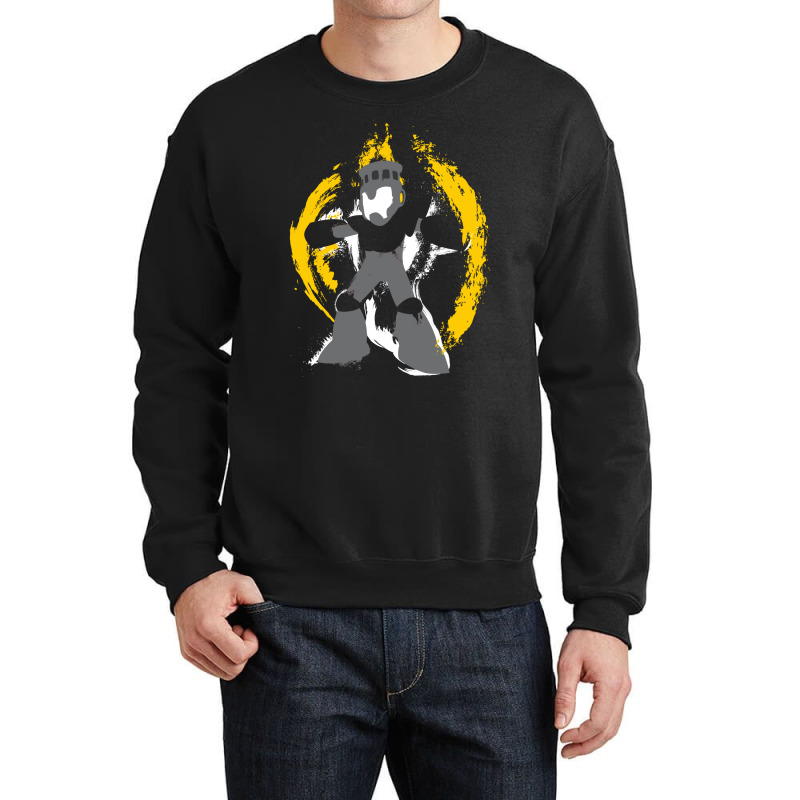 Robot Master Fire Man Vector Design Crewneck Sweatshirt | Artistshot