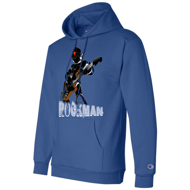 Rock Man Champion Hoodie | Artistshot