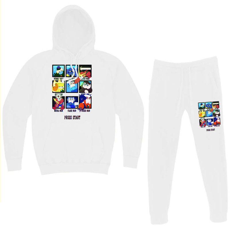 Rockman 2   Now In Technicolor! Hoodie & Jogger Set | Artistshot