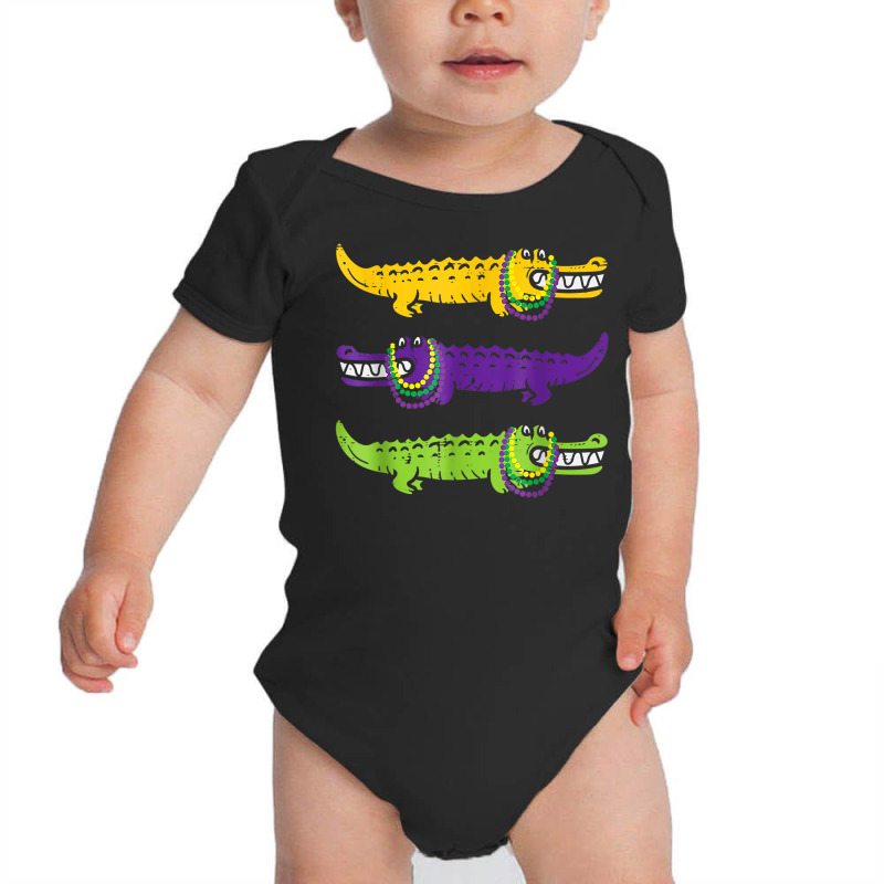 Aligator Crocodiles Louisiana Mardi Gras Women Men Kids T Shirt Baby Bodysuit | Artistshot