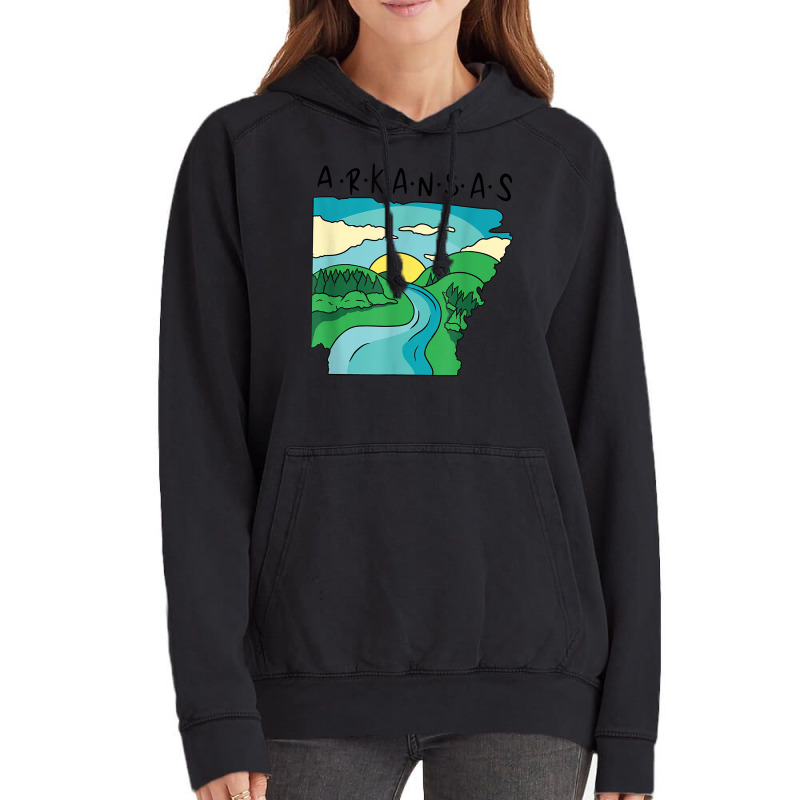 Arkansas Home Town Landscape Of Arkansas Mississippi River T Shirt Vintage Hoodie by shmonotpv4s | Artistshot