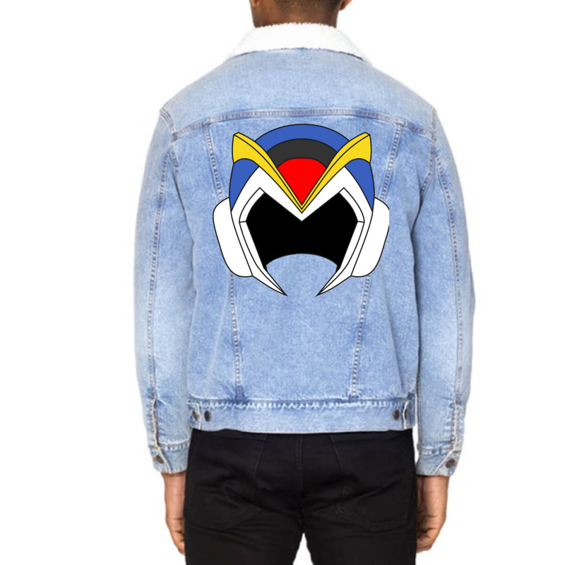 Light Amor (first Armor) X Unisex Sherpa-Lined Denim Jacket by vlouozimect | Artistshot