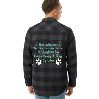 Funny Wine Drinker Dog Lover Quote Flannel Shirt | Artistshot