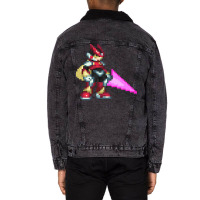 Mega Man X Vector Unisex Sherpa-lined Denim Jacket | Artistshot