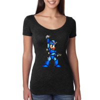 Mega Man X (stage Complete) Women's Triblend Scoop T-shirt | Artistshot