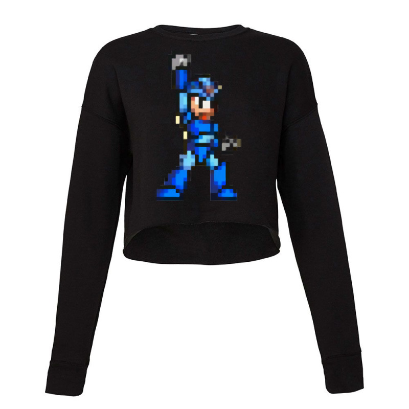 Mega Man X (stage Complete) Cropped Sweater by cnajaweed1 | Artistshot