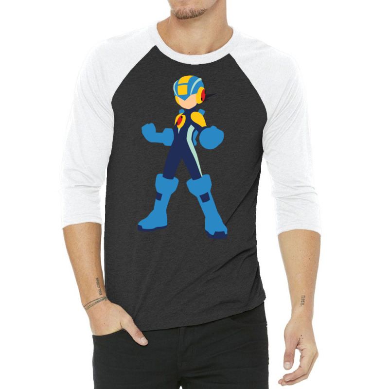 Megaman  Minimal 3/4 Sleeve Shirt by khobmarckc | Artistshot