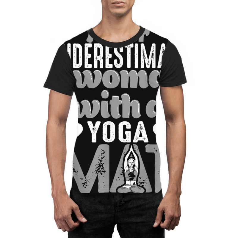 Funny Yoga Gift Women Exercise Mat Lover Fitness Girls Teens 010 Graphic T-shirt | Artistshot