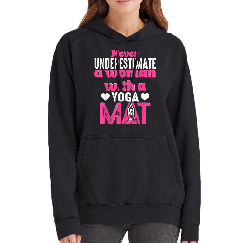 Funny Yoga Gift Women Exercise Mat Lover Fitness Girls Teens Edition Vintage Hoodie | Artistshot