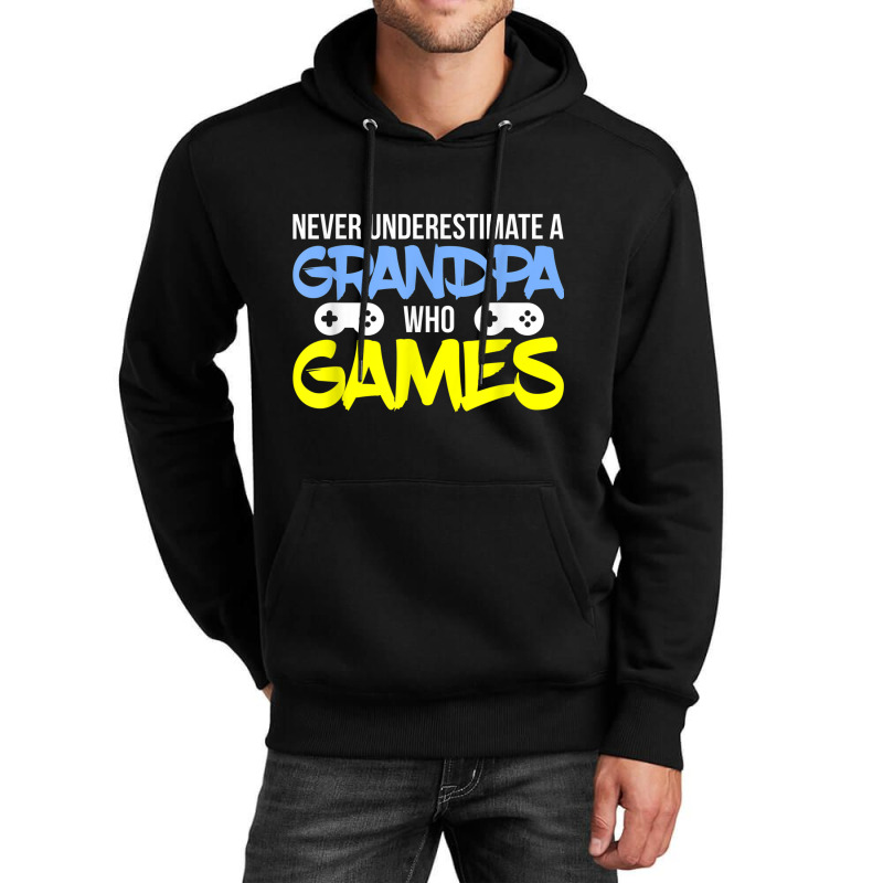 Gamer Grandpa - A Grandpa Who Games Unisex Hoodie | Artistshot